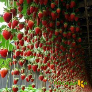 Клубника ампельная Анастасия купить по цене от 370р. в интернет-магазине «Посадика» с доставкой почтой в в Павловский Посаде и по всей России – [изображение №1].