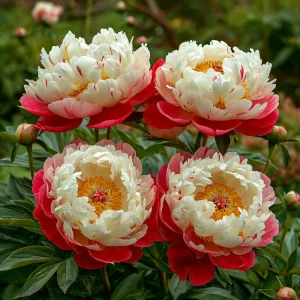 Пион Коралловый Каскад купить по цене от 490р. в интернет-магазине «Посадика» с доставкой почтой в в Павловский Посаде и по всей России – [изображение №1].